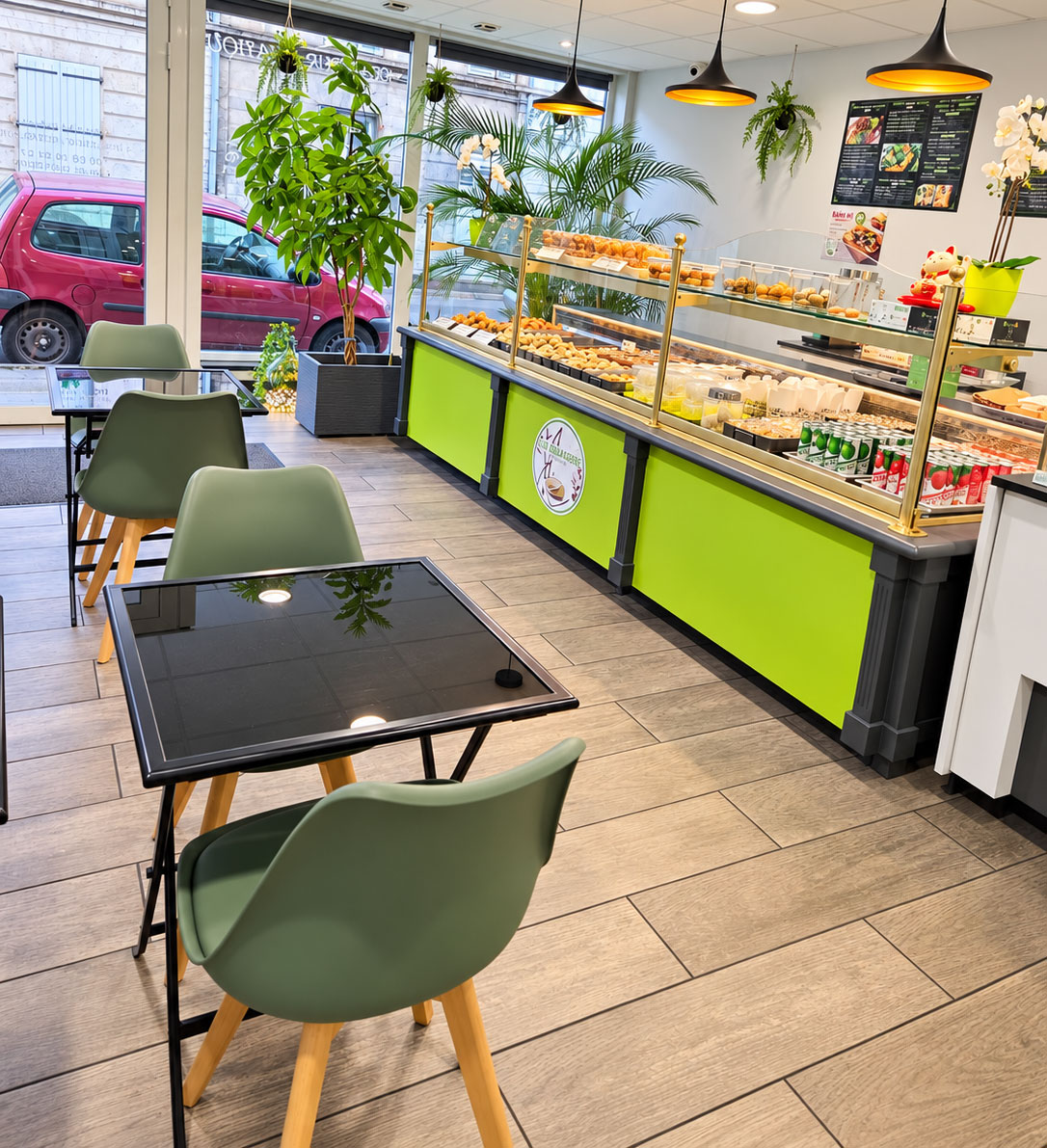 Les Douceurs d'Asie — intérieur du restaurant